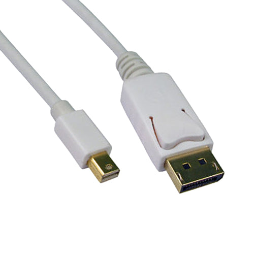 3ft Mini DisplayPort 1.2 Video Cable, Mini DisplayPort Male to DisplayPort Male  10H1-62103