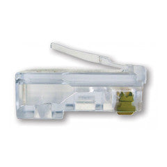 Platinum Tools EZ-RJ45 Cat5e Crimp Plugs, Slide Through Wires, 50 Pieces Clamshell