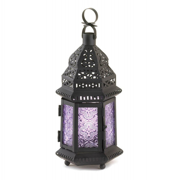 Purple Moroccan Style Lantern 10016122