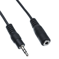 3.5mm Stereo Extension Cable, 3.5mm Male to 3.5mm Female, 12 foot