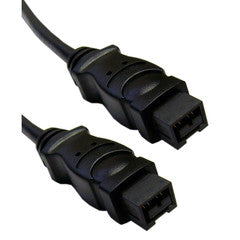 Firewire 800 9 Pin cable, Black, IEEE-1394b, 6 foot