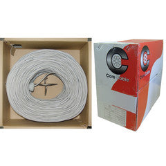 Shielded Security/Alarm Wire, Gray, 22/6 (22AWG 6 Conductor), Stranded, CMR / Inwall rated, Pullbox, 1000 foot