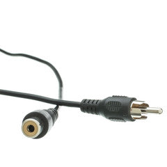 RCA Audio / Video Extension Cable, RCA Male to RCA Female, 25 foot