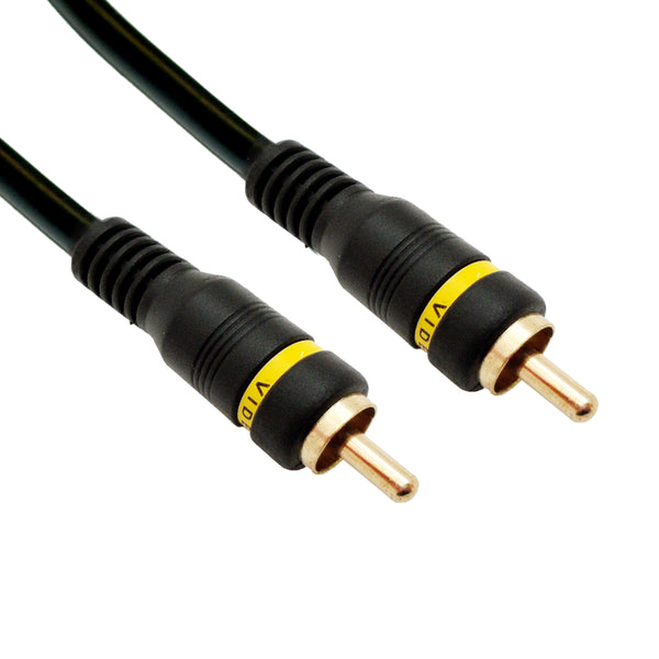 6ft Composite Video Cable, RCA Male / RCA Male, High Quality, 6 ft 10R2-01106