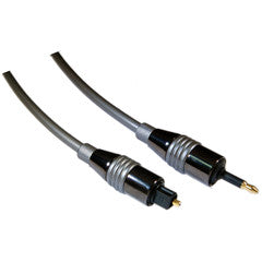 10 ft High Quality Digital Fiber Optic Audio Toslink to 3.5mm Optical Cable - 5.0mm