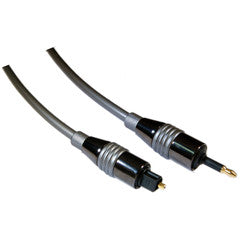 6 ft High Quality Digital Fiber Optic Audio Toslink to 3.5mm Optical Cable - 5.0mm