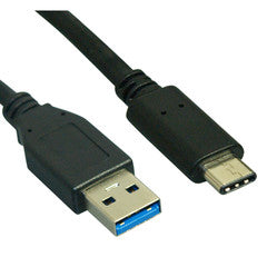 USB 3.0 A Male to Type C Male Cable - 10gb - 3ft