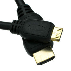 Mini HDMI Cable, High Speed with Ethernet, HDMI Male to Mini HDMI Male (Type C) for Camera and Tablet, 10 foot