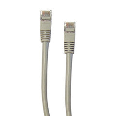 Shielded Cat5e Gray Ethernet Cable, Snagless/Molded Boot, 1 foot
