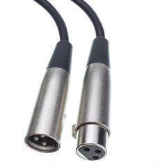 XLR Audio Extension Cable, XLR Male to XLR Female, 25 foot