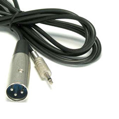 XLR Male to 3.5mm Mono Male Cable 6ft