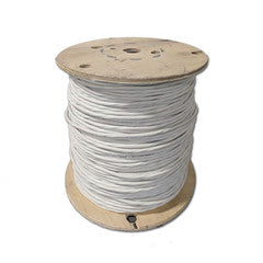 Shielded Plenum Security Cable, White, 22/4 (22 AWG 4 Conductor), Stranded, CMP, Spool, 1000 foot