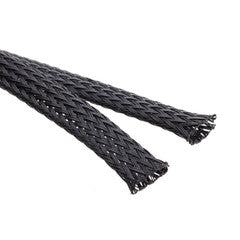 1/4-inch diameter woven polyester expandable wire sleeving, 15 foot