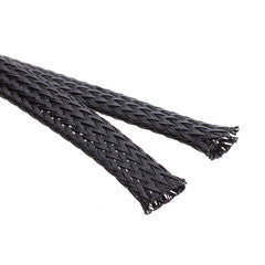 1/4-inch diameter woven polyester expandable wire sleeving, 6 foot