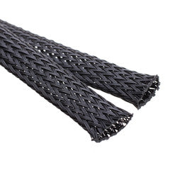 1/2-inch diameter woven polyester expandable wire sleeving, 15 foot