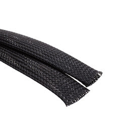 1-inch diameter woven polyester expandable wire sleeving, 15 foot
