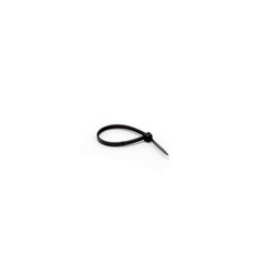 Nylon Cable Tie, Black, 18-pound weight limit, 100 Pieces, 4 inch