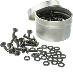 10-32 Rack Screws with Washers, 100 Pieces