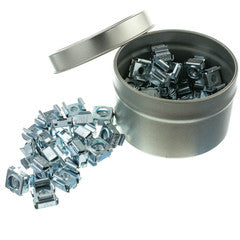 10-32 Cage Nuts, 50 Pieces