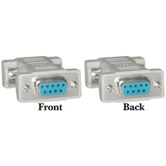 Null Modem Adapter, DB9 Female to DB9 Female