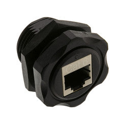 Shielded Outdoor Waterproof Cat6 Coupler, RJ45 Female to Female, Wall Plate Mount