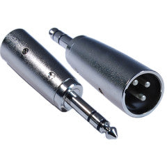 XLR Male to 1/4 Stereo Male Adapter