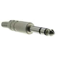 1/4 inch Male Stereo Connector, Solder Type, Metal