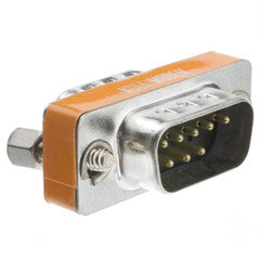 Mini Null Modem Adapter, DB9 Male to DB9 | Male