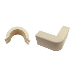 1.25 inch Surface Mount Cable Raceway, Ivory, Outside Elbow, 90 Degree