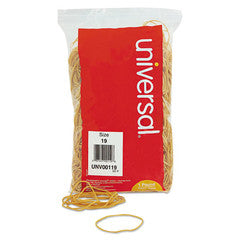 Universal Rubber Bands, Size 19, 3 1/2 x 1/16, 1240 Bands/1-lb Pack - UNV00119