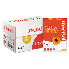 Universal Copy Paper, 92 Brightness, 20lb, 8-1/2 x 11, White, 5000 Sheets/Carton - UNV21200