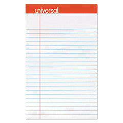 Universal Perforated Ruled Writing Pad, Narrow Rule, 5 x 8, White, 50 Sheet, 12/pack - UNV46300