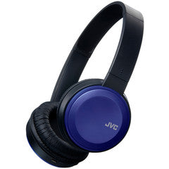 JVC Bluetooth Wireless Headset, includes microphone and phone controls, Blue,  (HA-S190BT)
