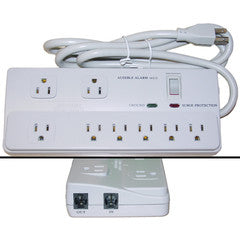 Surge Protector, 8 Outlet, Professional with Fax Modem Protection, Max 2160 Joules, Power Cord 6 foot