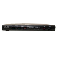 1U Rackmount UPS and Surge Unit, Dual UPS with 4 Outlets plus Single Surge Outlet, 1000VA/600W