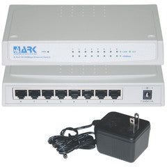 8 Port 10/100 Fast Ethernet Switch, White