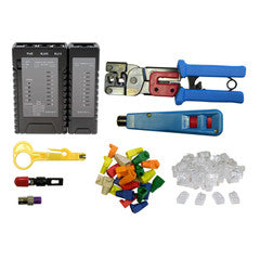 SOHO Network Tester and Tool Kit, 8 Pieces