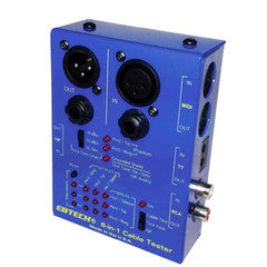 Ebtech Swizz Army 6-in-1 Cable Tester - XLR - 1/4 inch - RCA