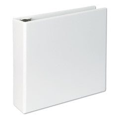 Universal Slant-Ring Economy View Binder, 3 inch Capacity, White - UNV20748