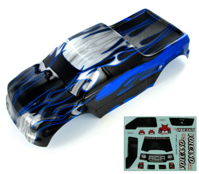 Redcat Racing 88049-BL 1/10 Truck Body, Black and Blue  