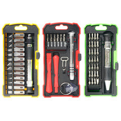 3-pack Hobby and Repair Set. 17-piece Smart phone repair kit.  28-piece Precision screwdriver set.  13-piece Hobby knife set