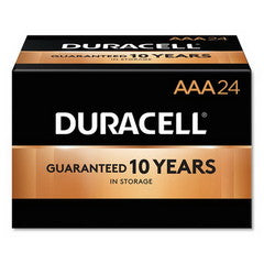 Duracell CopperTop Alkaline Batteries, AAA, MN2400B24000, 24/PK