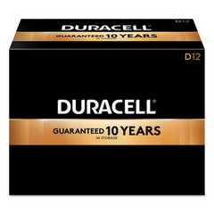 Duracell CopperTop Alkaline Batteries, D, MN1300, 12/PK