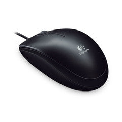 Logitech B100 800dpi Optical USB Mouse - Scroll Wheel - 3 Button - Symmetrical