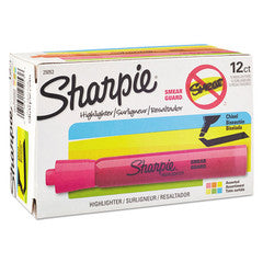 Sharpie Accent Tank Style Highlighter, Chisel Tip, Assorted Colors, 12/Pack