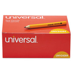 Universal Golf + Pew Pencil, HB, Yellow Barrel, 144/Box - UNV24264