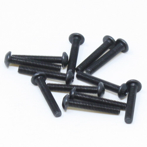 Redcat Racing BS218-028 Button Head Machined Thread Hex Screw 3x18mm