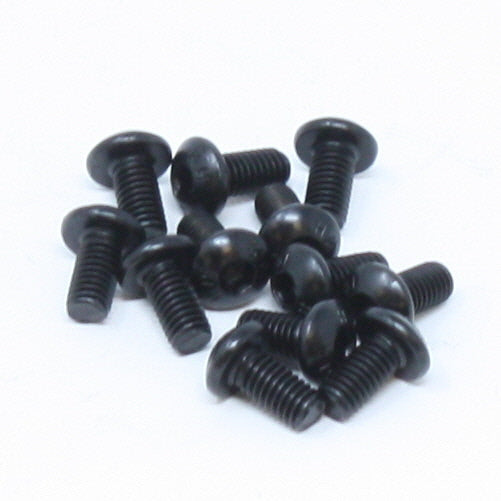 Redcat Racing BS401-048 Button Head Machined Thread Hex Screw 3x6mm