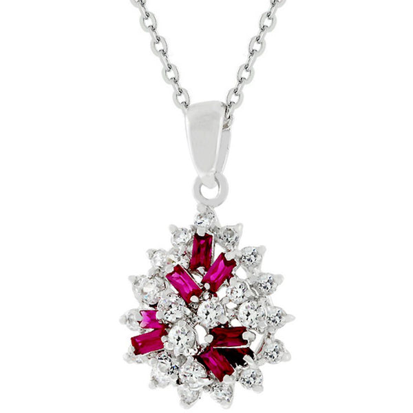 Cluster Of Ruby Pendant