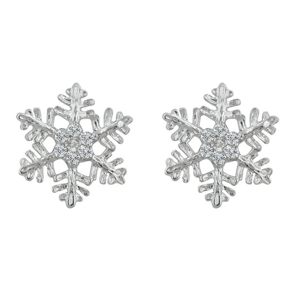 Snowflake Stud Earrings